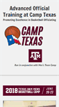Mobile Screenshot of camptexas.us
