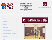 Tablet Screenshot of camptexas.us
